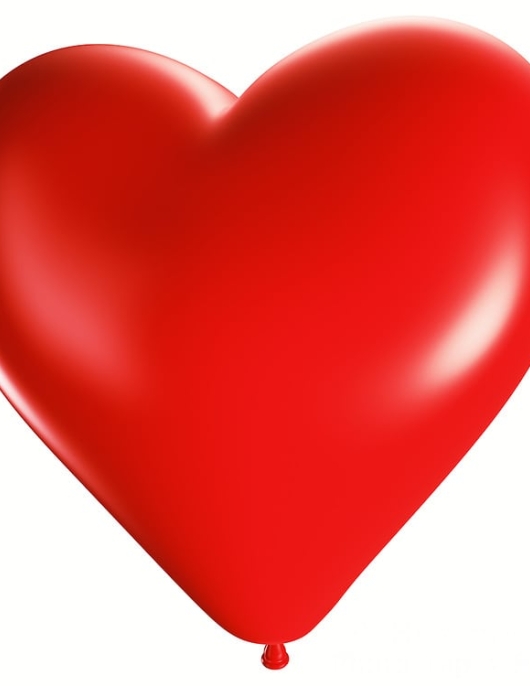 Balloons Heart Shape - Red