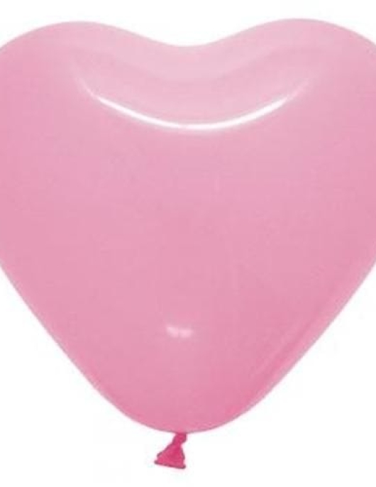 Pink Heart Shape Balloons 28cms