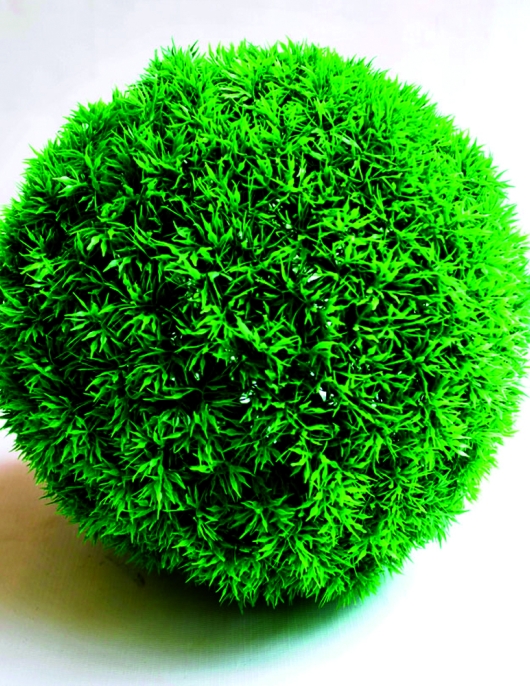 Grass Plastic Ball Medium Green Color 