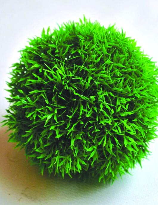 Grass Plastic Ball Extra Small Green Color