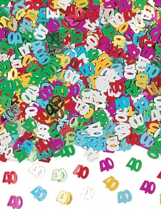 Confetti #40 Metallic Multi Color