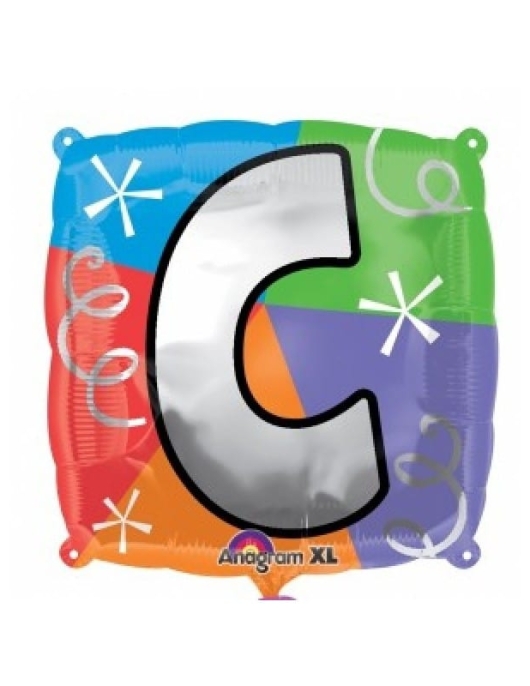 Personalize Balloon Letter C Foil Balloon 45cms