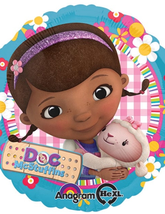 Doc McStuffins Foil Helium Square Balloon 43cms