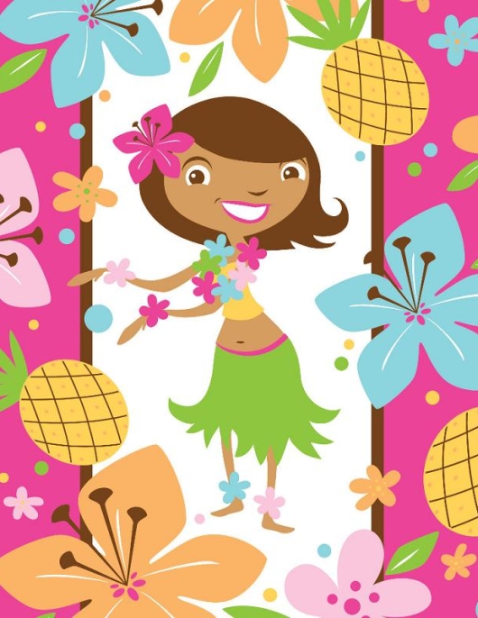 Hawaiian Fun Paper Napkins 32.7 x 32.3cms