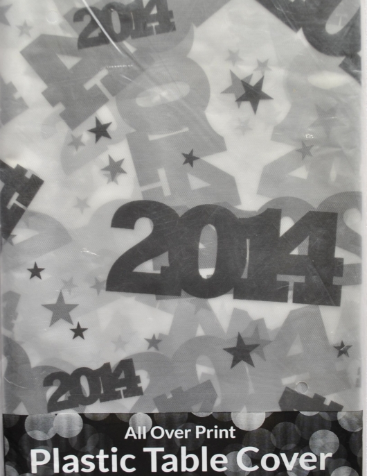 Plastic Table Cover 2014 AOP 54" X 108"