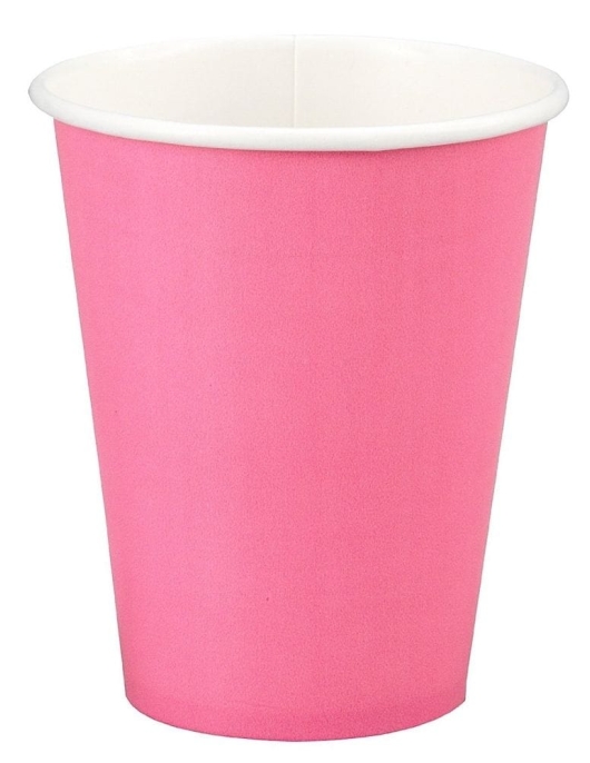 Pink Paper Cups 226 ml