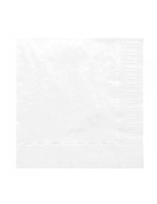 White Frosty Paper Napkins 33 x 33 cm
