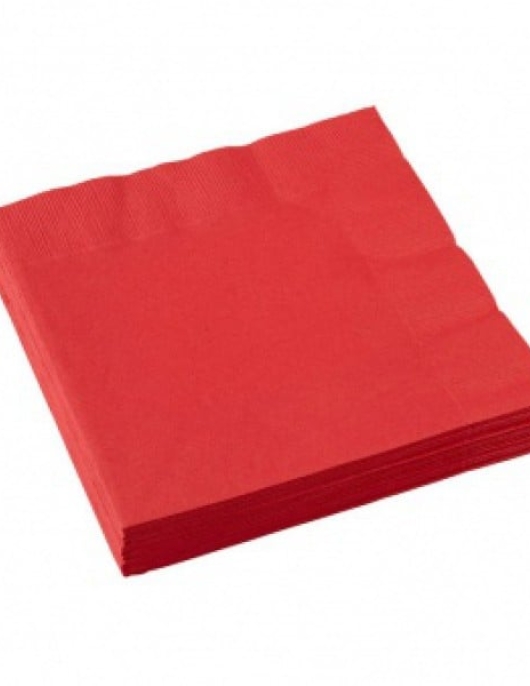 Red Apple Paper Napkins 33 x 33 cm