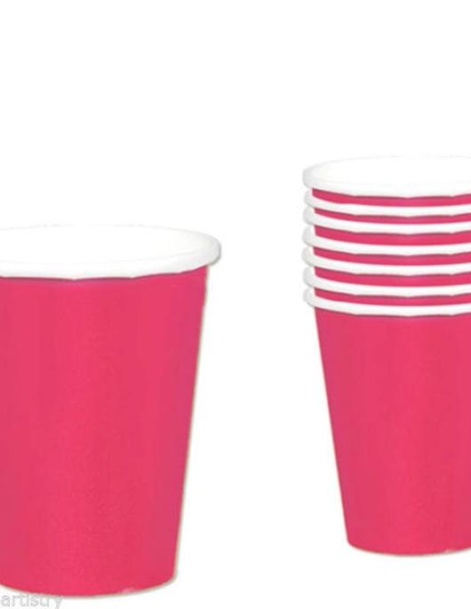 Pink Paper Cups 266 ml