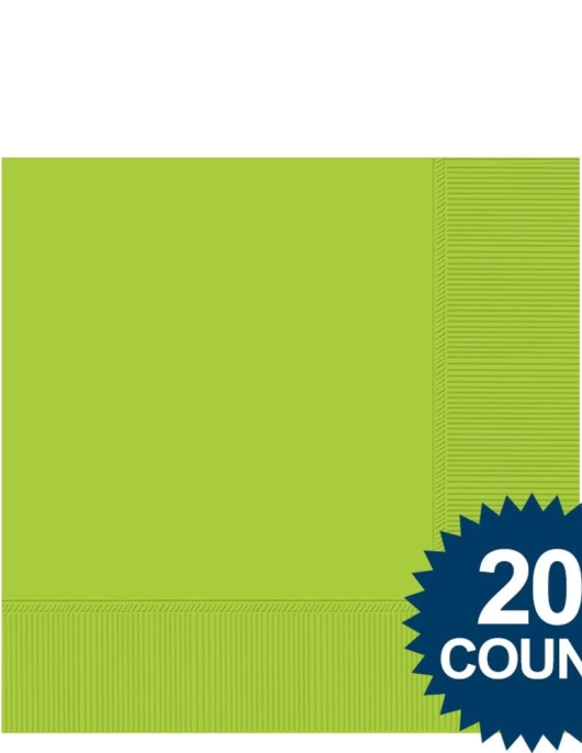 Green Kiwi Paper Napkins 33 x 33 cm