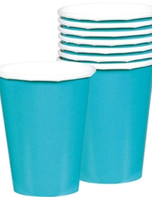 Blue Paper Cups 266 ml
