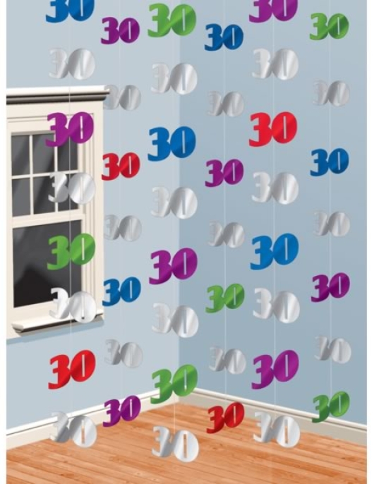 Assorted Hanging String Decoration Number 30 - 2.13meter