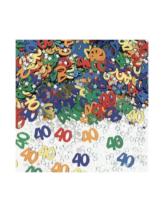 Confetti #40 Metallic Multi Color