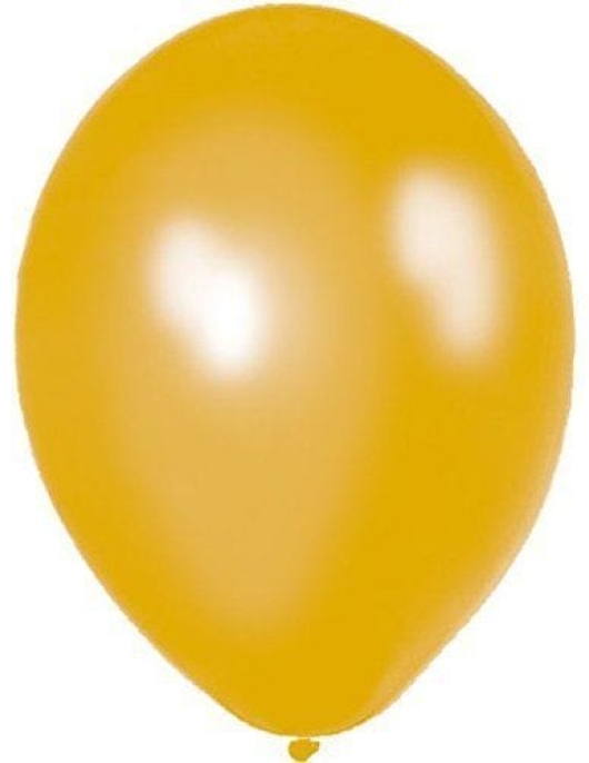 Gold Glamorous Metallic Balloon - 27.5cm 