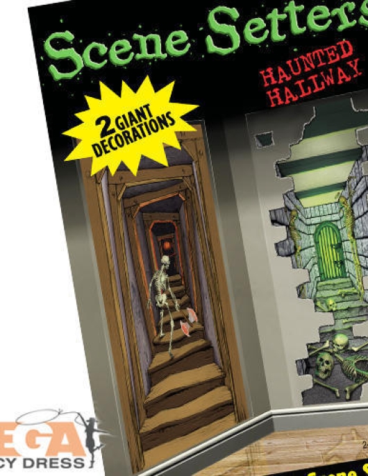 Halloween Hunted Scene Setters 165 x 85cms