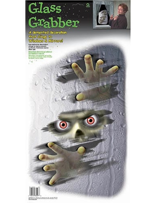 Halloween Glass Grabber Poster 48 x 27cms