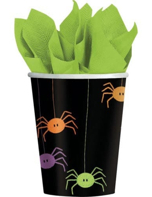 Halloween Spider Frenzy Paper Cups 226ml