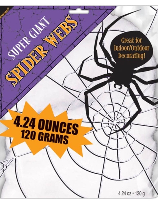 Super Giant Spider Webs 120gm