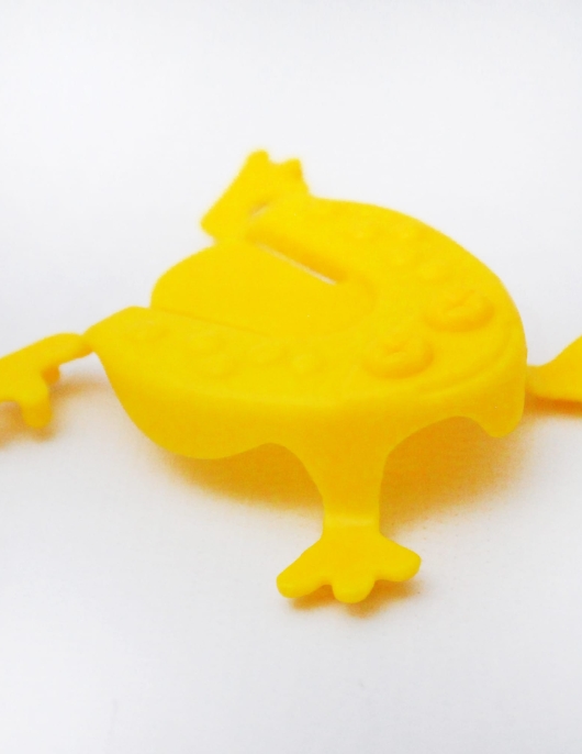 Yellow Plastic Frog 