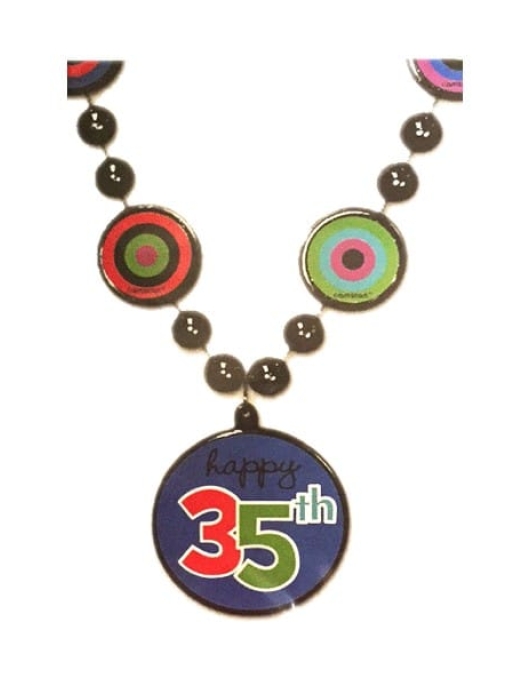 Pack of 1 - Personalize Bead Necklace with Sticker Sheet