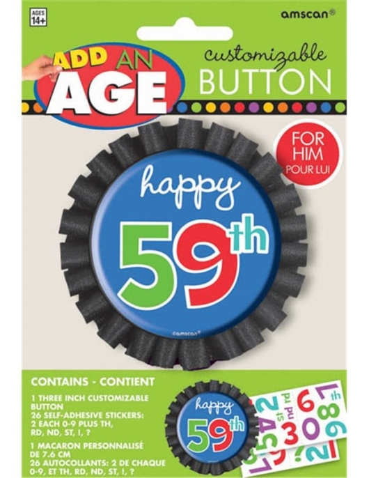Happy Badge With Customizable Number