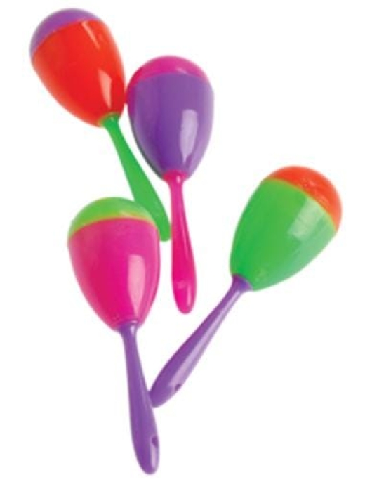 Plastic Noice Mini Maracas 12pcs