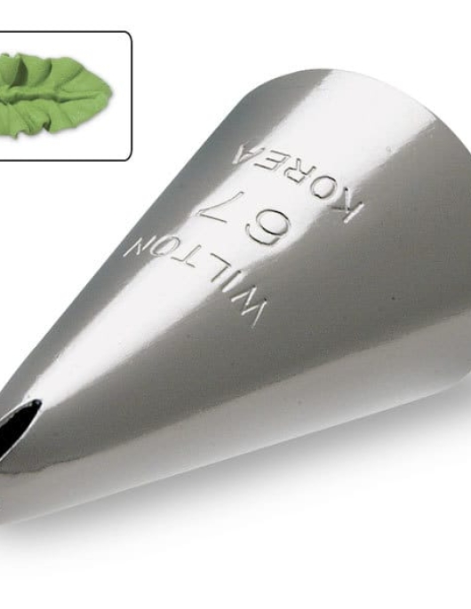 Leaves Steel Cake Decorating Tip #67