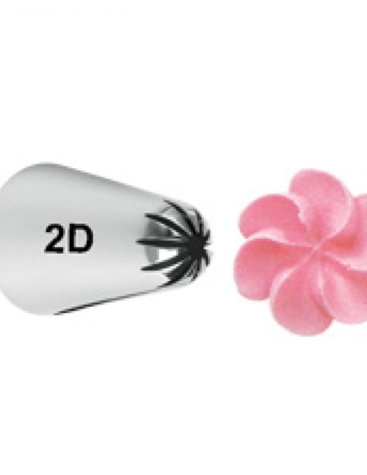 Drop Flower Steel Decoration Tip #2D