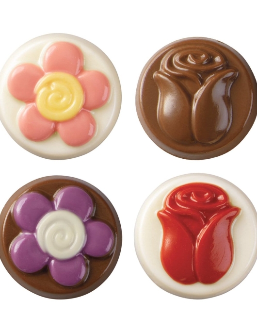 Flower Cookie Candy Mould 1pcs