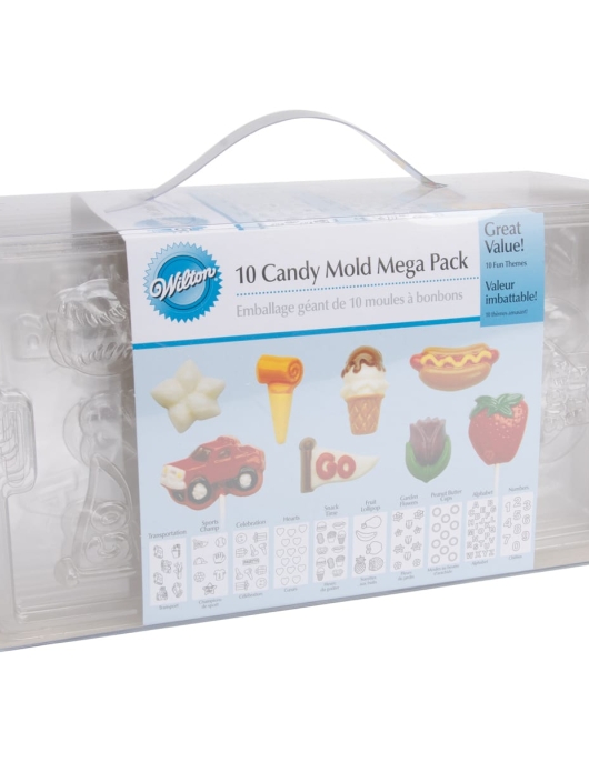 Assorted Shape Candy Mould Set Value Pack - 10 pcs