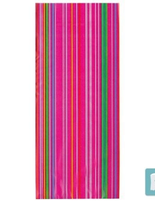 Snappy Stripes Party Bags With Ties 20pcs