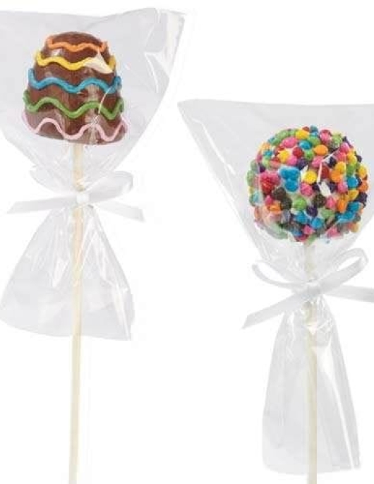 Pops Favor Transparent Bags 12pcs