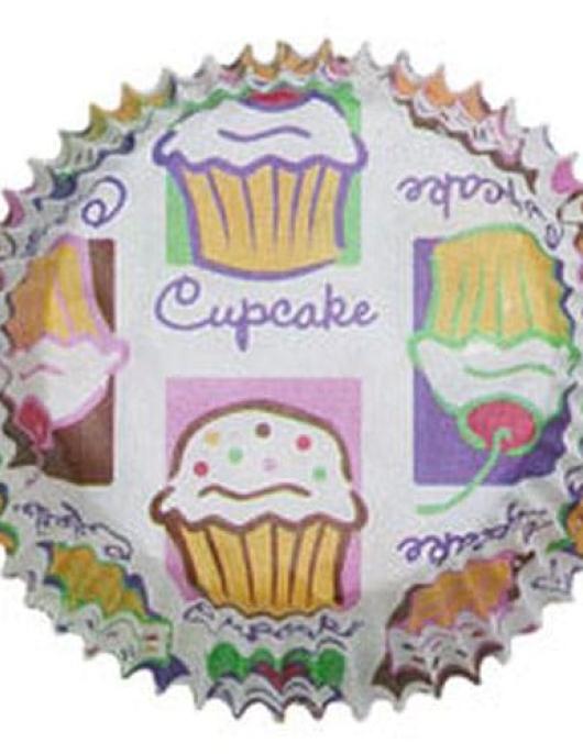Printed Paper Backing Cups 75pcs