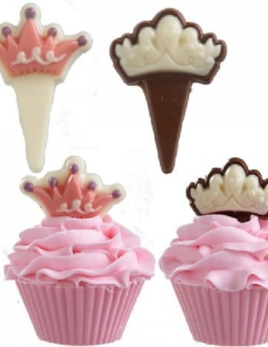 Princess Crown Candy Pick Mould Tray