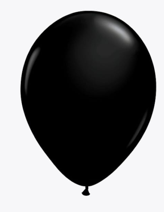 Black Metallic Round Balloons 5 inch