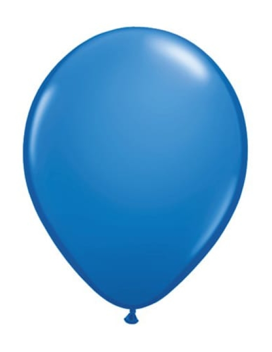 Blue Dark Balloons Round 5 inch 