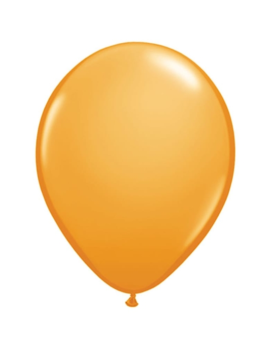 Orange Balloons Round 5 inch 