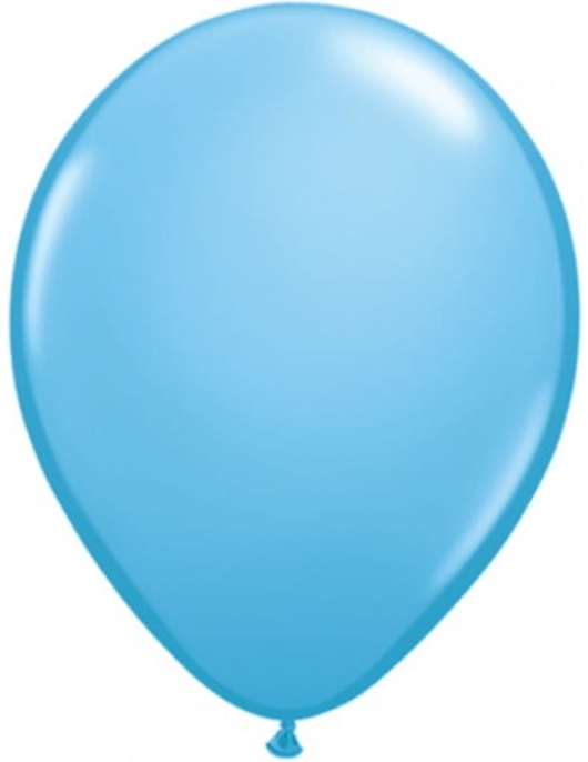 Blue Light Pearl Balloons Round 5 inch 
