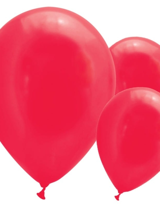 Red Balloons 28cms 6pcs