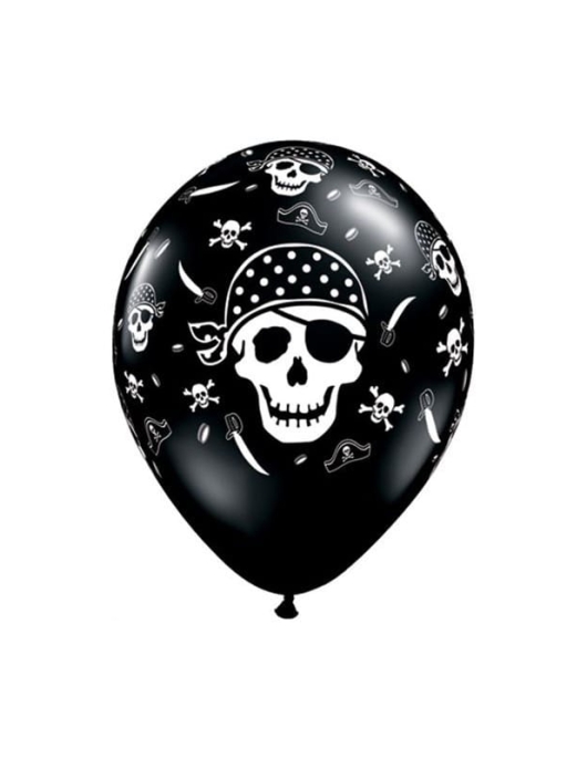 Assorted Pirate Large Balloons 28cms 6pcs