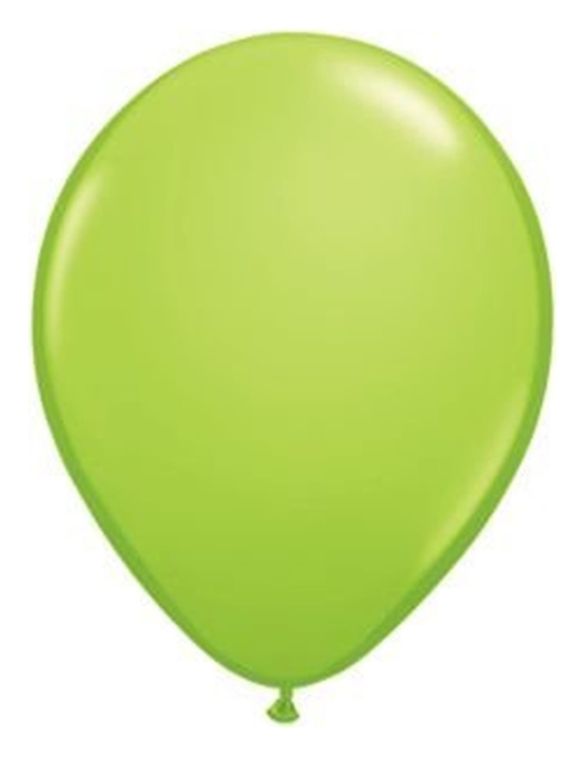 Lime Green Balloons Round 5 inch