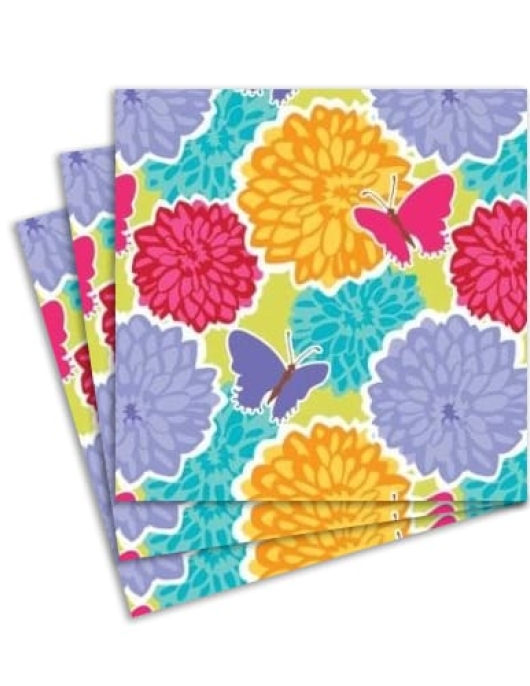 Butterflies Paper Napkins 32.7 x 32.3cms