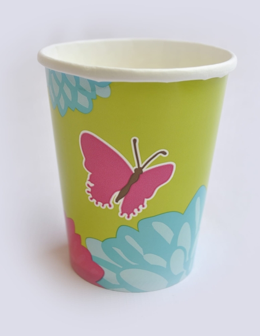 Butterflies Paper Cups 266 ml
