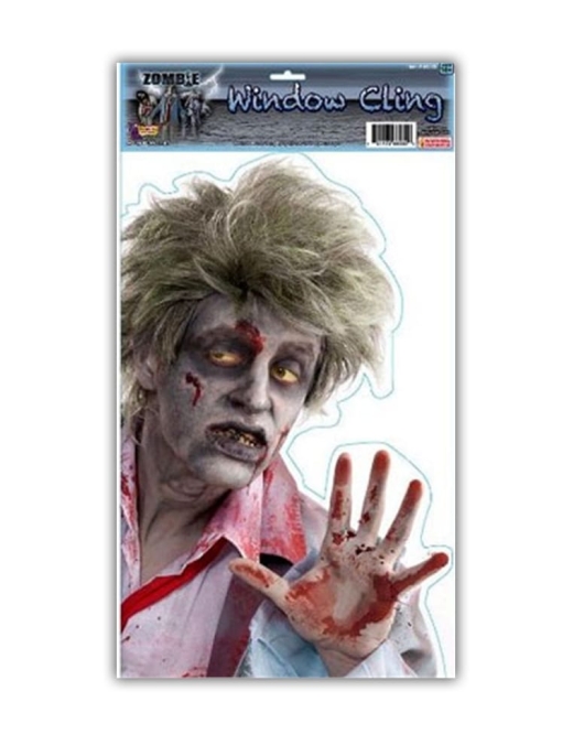 Zombie Window cling Poster 19 x 10.5cms