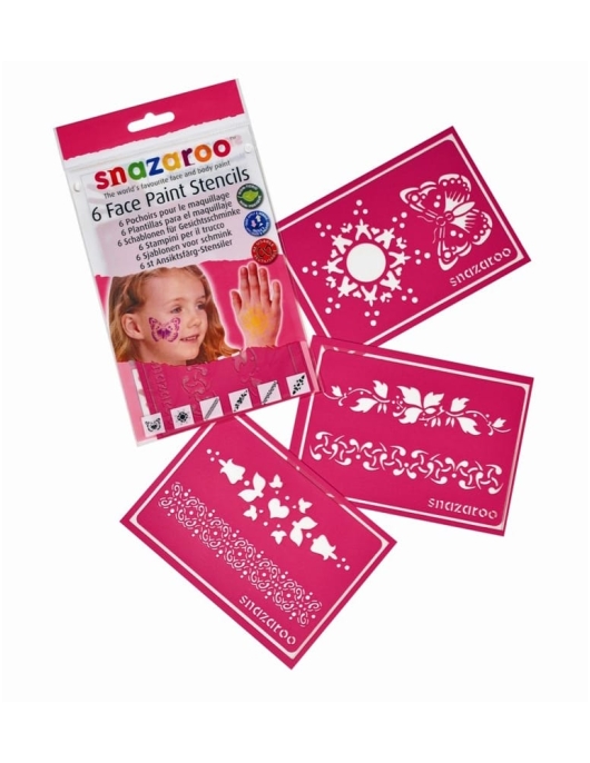 Face Paint Stencils 6pcs