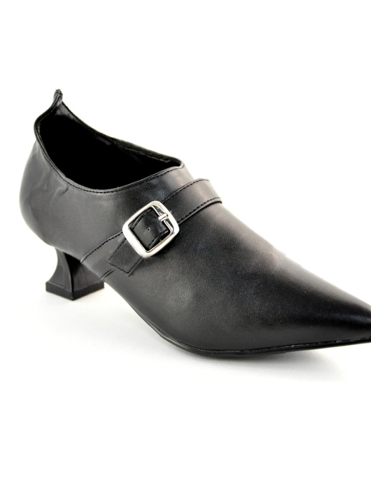Black Pu Witch Ladies Shoe (Size-M(13-1) )