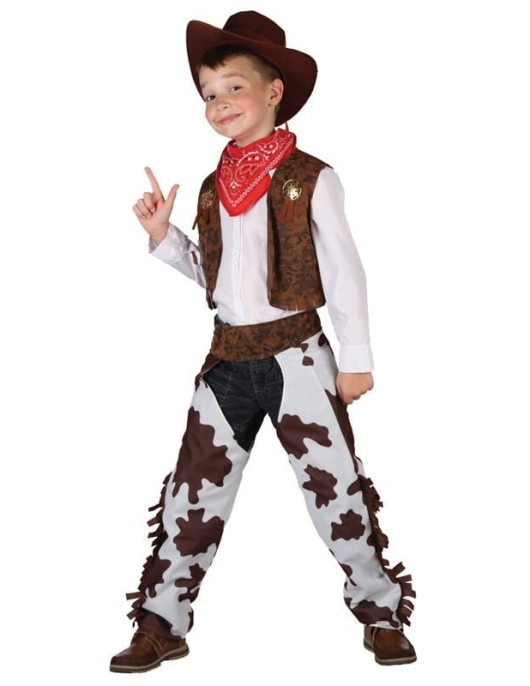 Western Cowboy Kids Costume Medium 