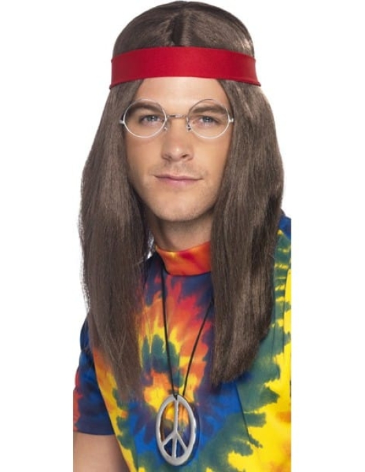 Pack of 1 Hippie Set - Glasses, Necklace & Headband