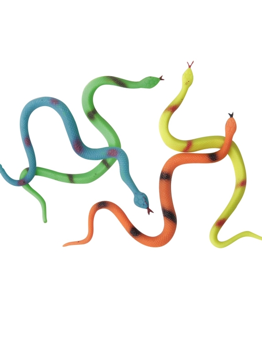 Mini Artificial Snakes - 4 pcs