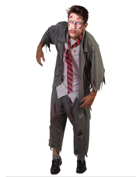 High School Zombie Costume Adult Medium